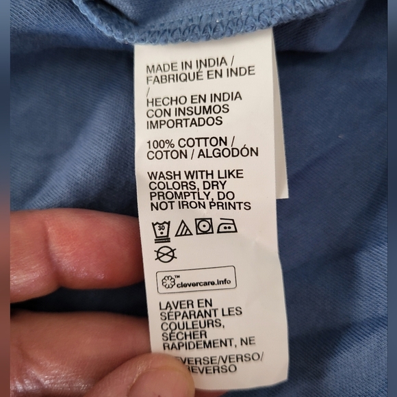 NEW Van Heusen Blue Short Sleeve Polo Shirt , Size XL TALL - Picture 5 of 6